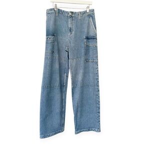 rag & bone Denim Wide-Leg Cargo Pants